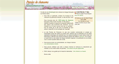 Desktop Screenshot of chansons.lespassions.fr